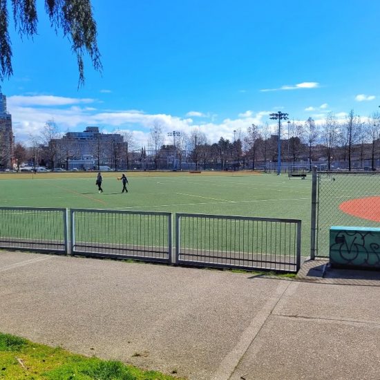 Sports field at Andy Livingstone park