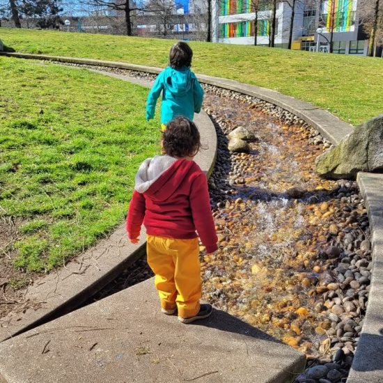 Stream at Andy Livingstone park