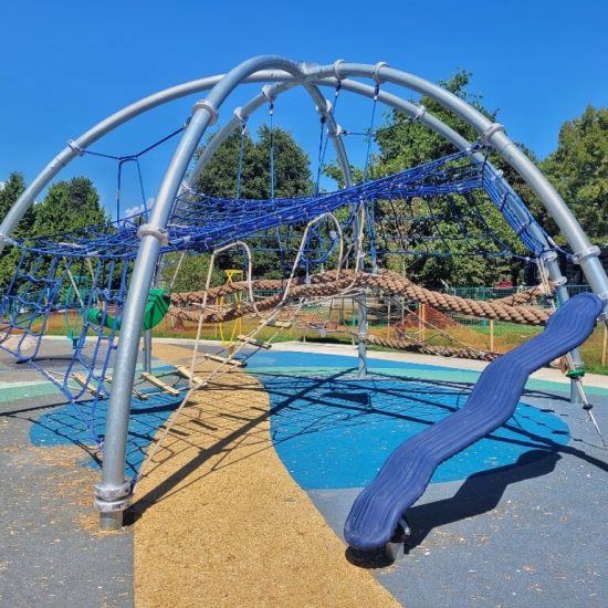Climbing rope dome at Beaconsfield park playground