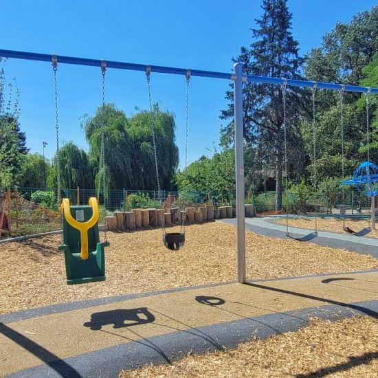 Swings at Beaconsfield park playground