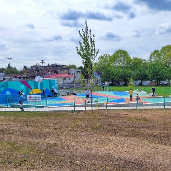 Brewers park basketball court