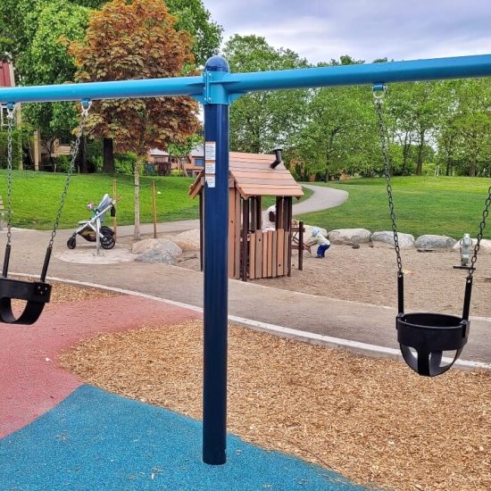 Baby swings at Charleson park playground