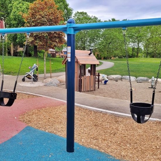 Baby swings at Charleson park playground