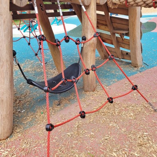 Net climber at Charleson Park playground