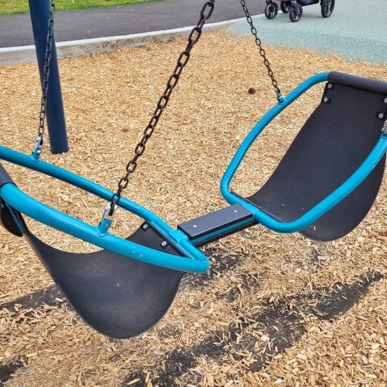Tamdem swing at Charleson Park playground