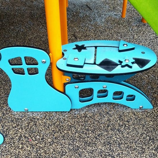 Shape panel at Creek Side North playground