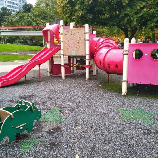 Coal Harbour park toddler playground2