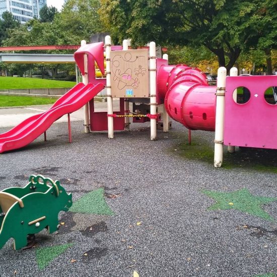 Coal Harbour park toddler playground2