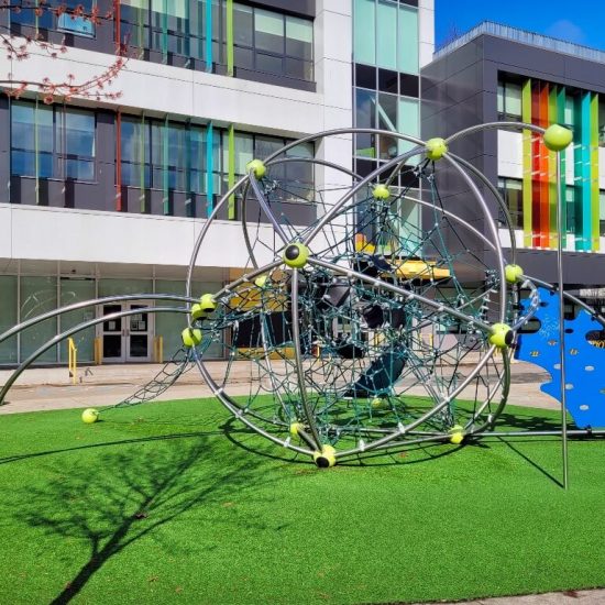 Net sphere at Crosstown elementary playground1