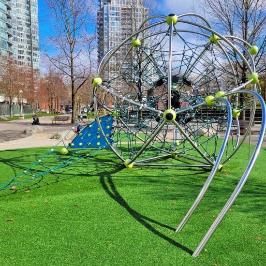 Net sphere at Crosstown elementary playground2