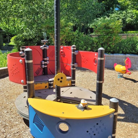 Main structure at Eagles park playground