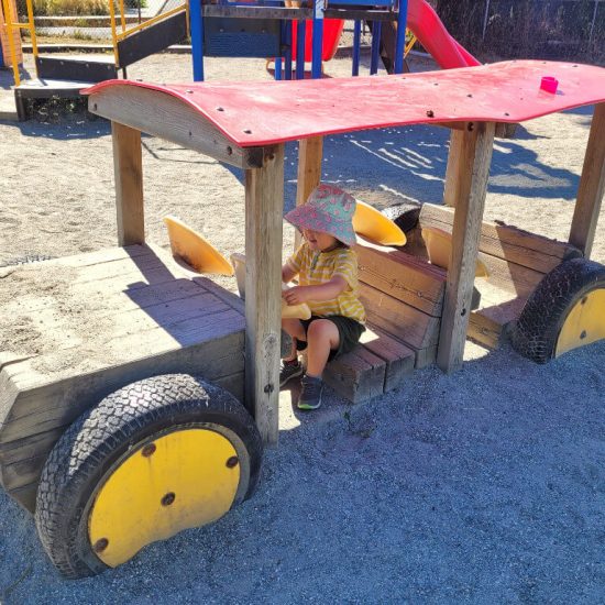 Truck at Falaise park playground
