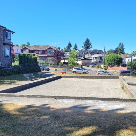 Wading pool at Falaise park playground