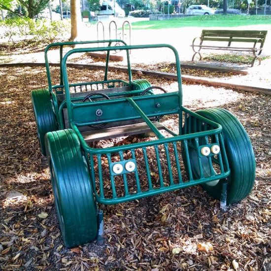 Jeep at Granville Loop playground