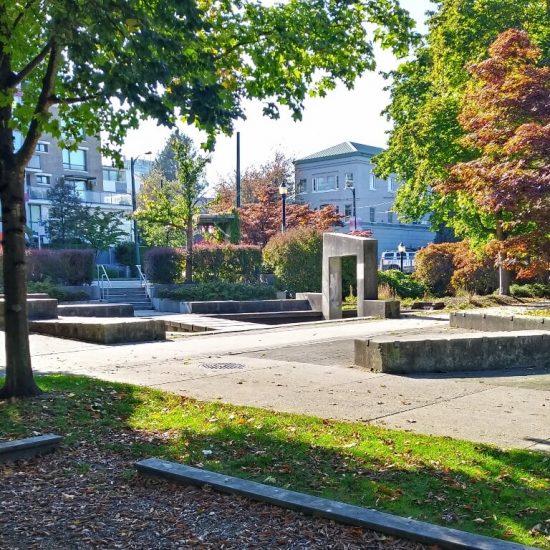 Fountain space at Granville Loop playground