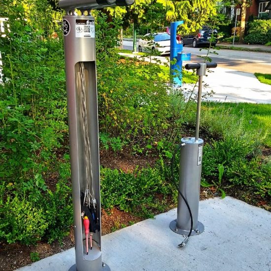Bike Repair Station at Heather Place Playground