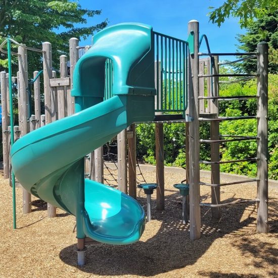 Slide at Jim Taylor park playground