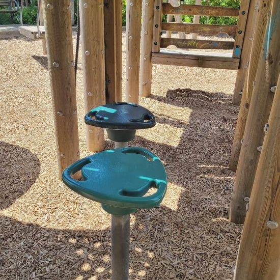 Stools at Jim Taylor park playground