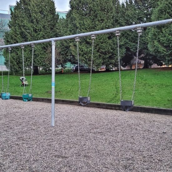 Baby Swings at Johnathan Rogers Park playground