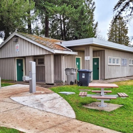 Fieldhouse at Jones Park playground
