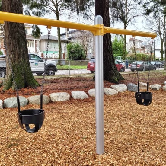 Baby swing set at Jones Park playground