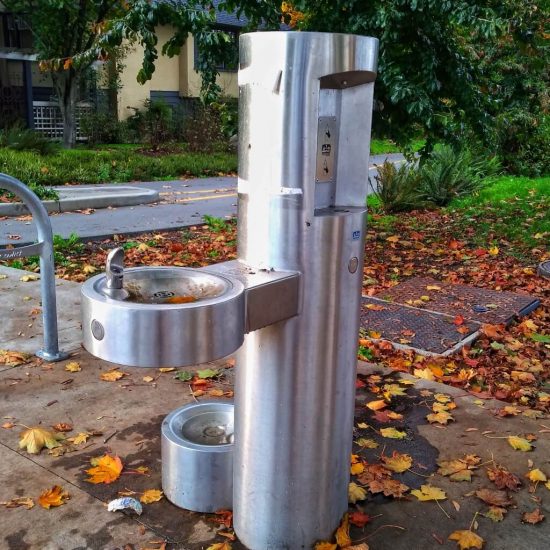 Water fountain at Lilian To playground