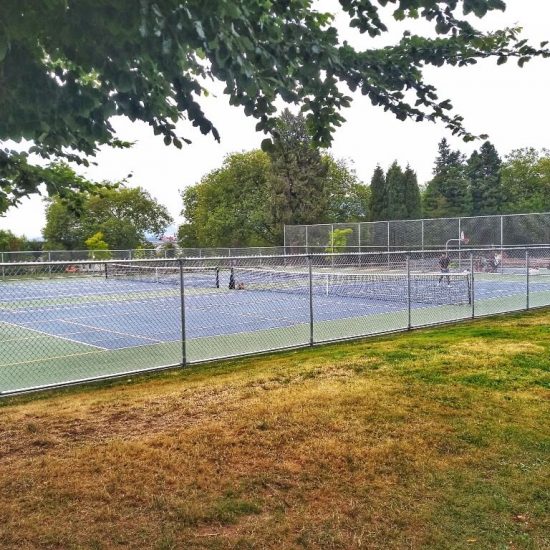Tennis and Basketball courts at Pandora Park playground