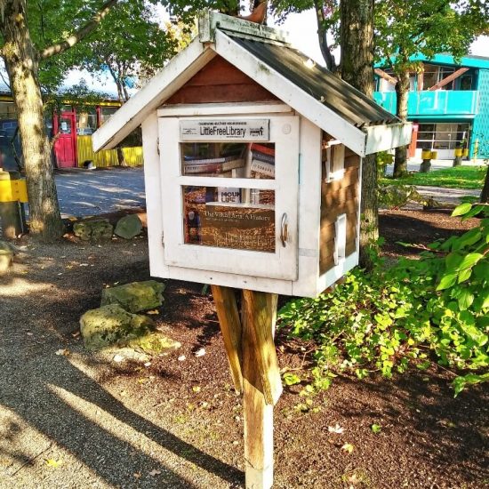 Free Library at Railspur Park playground