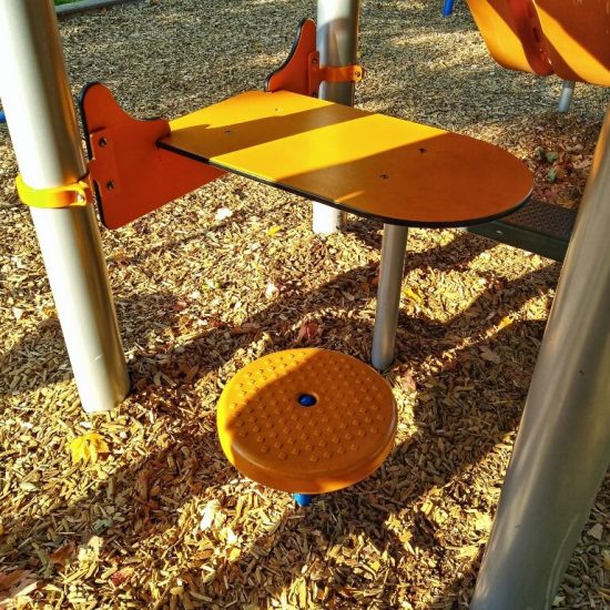 Play table at Railspur Park playground