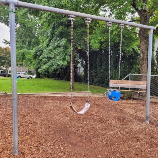 Swings at Sahali park playground