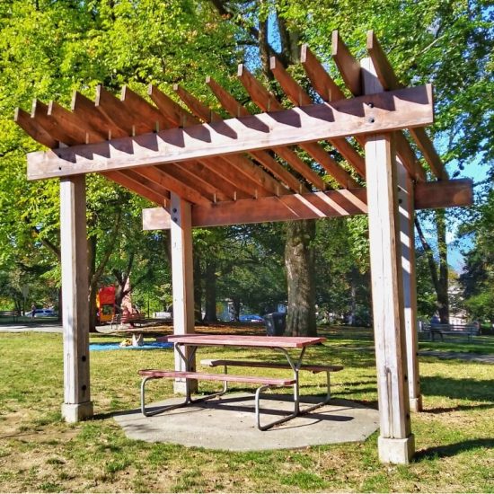 Pergola at Sunnyside Park playground