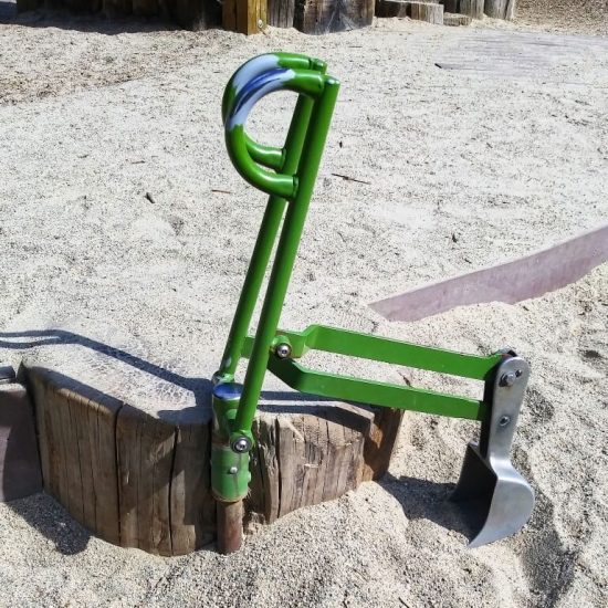 Sand digger at Trout Lake playground