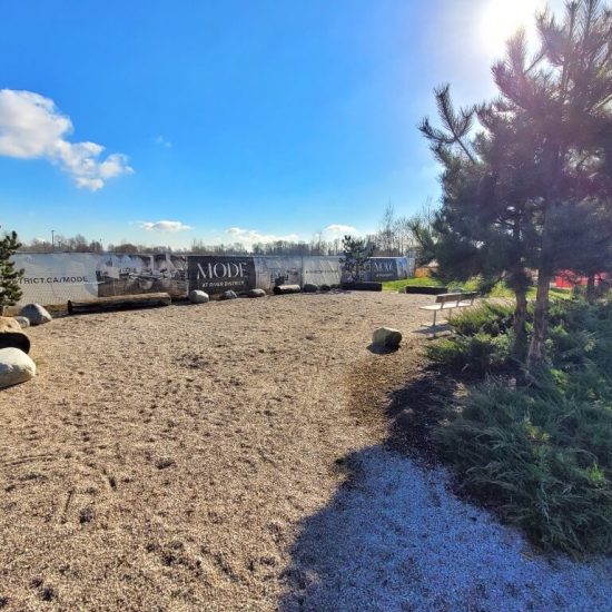 Open area at Tugboat Landing Playground